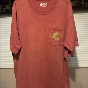 Carhartt Men's Brick Red Pocket Tee